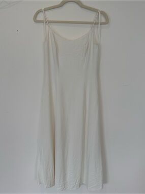 Vintage Scott McClintock Ivory Sleeveless Maxi Dress